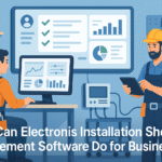 Electronic Installation Shop Management Software